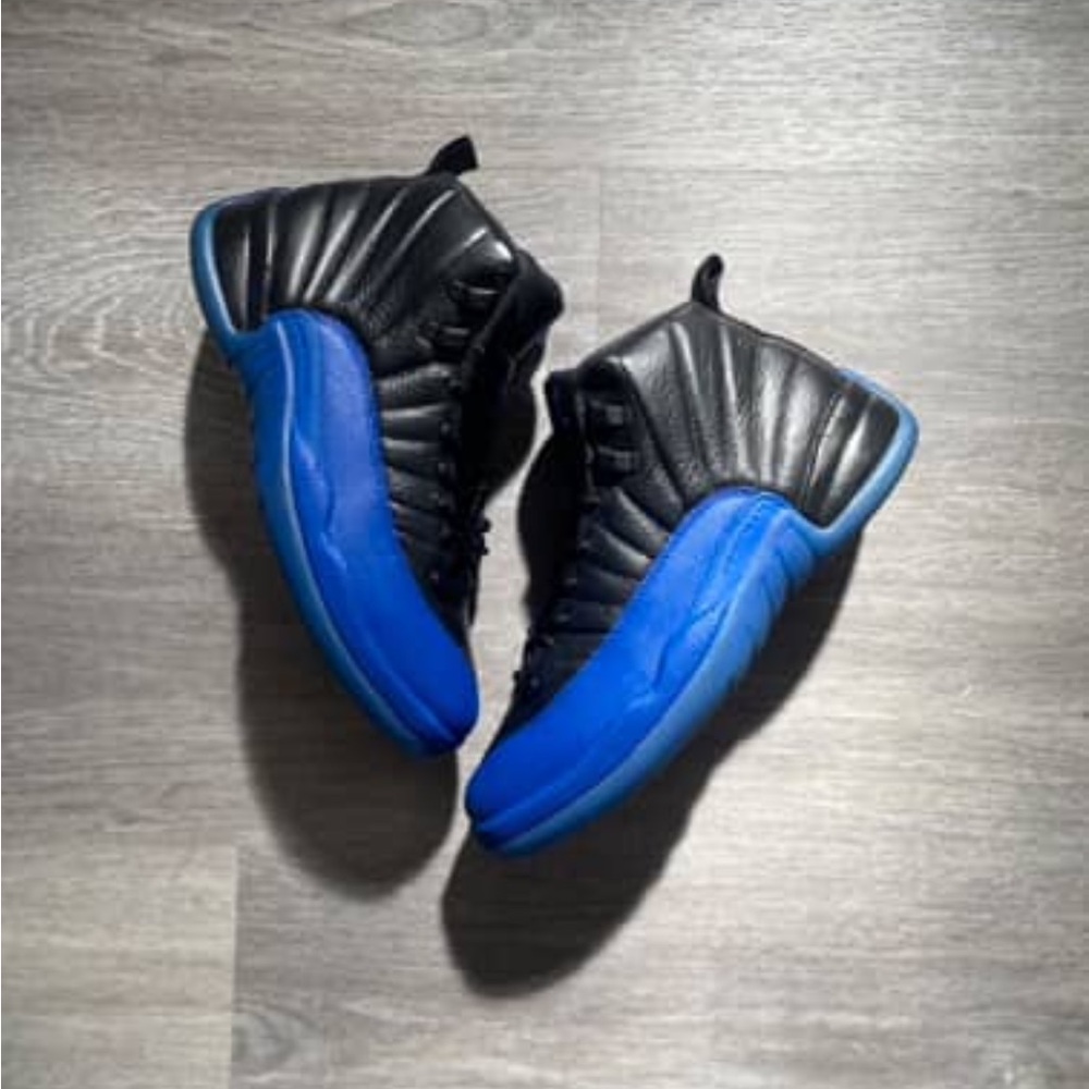 Jordan Black and Blue Sneakers